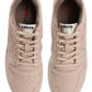 Men's Beige Solid Sneakers - FrontSet View