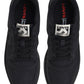 Men's Black Solid Sneakers - FrontSet View