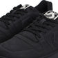 Men's Black Solid Sneakers - Detail View