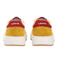 Men's Mustard Colorblock Sneakers - Back View