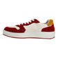 Men's Red Colorblock Sneakers - Side View