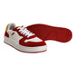 Men's Red Colorblock Sneakers - Top View