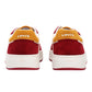 Men's Red Colorblock Sneakers - Back View