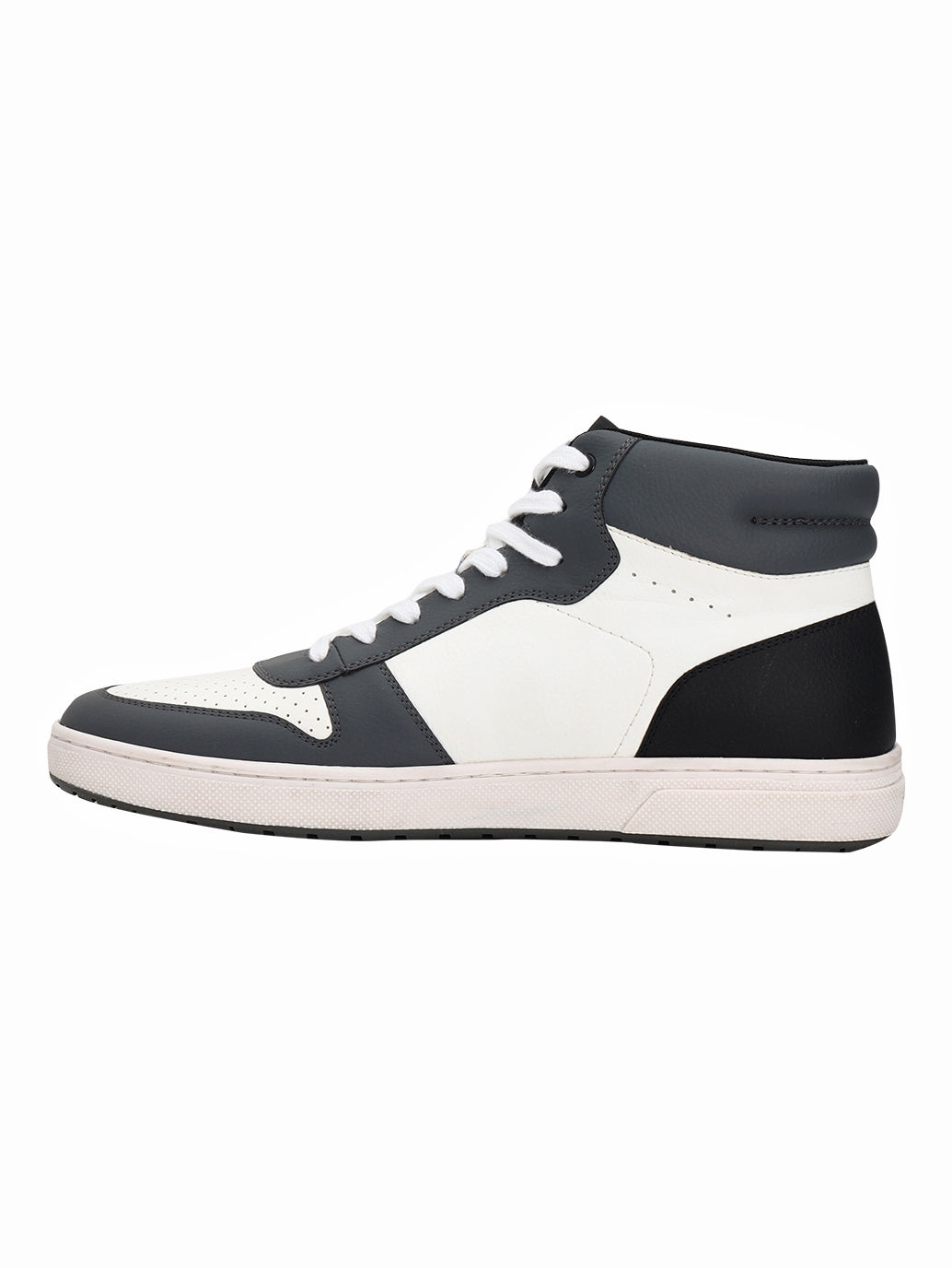 Men's Grey Colorblock Sneakers - Side View