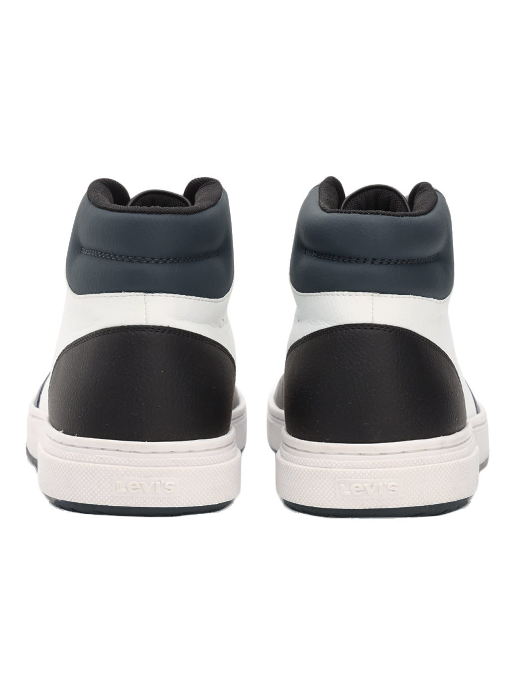 Men's Grey Colorblock Sneakers - Back View