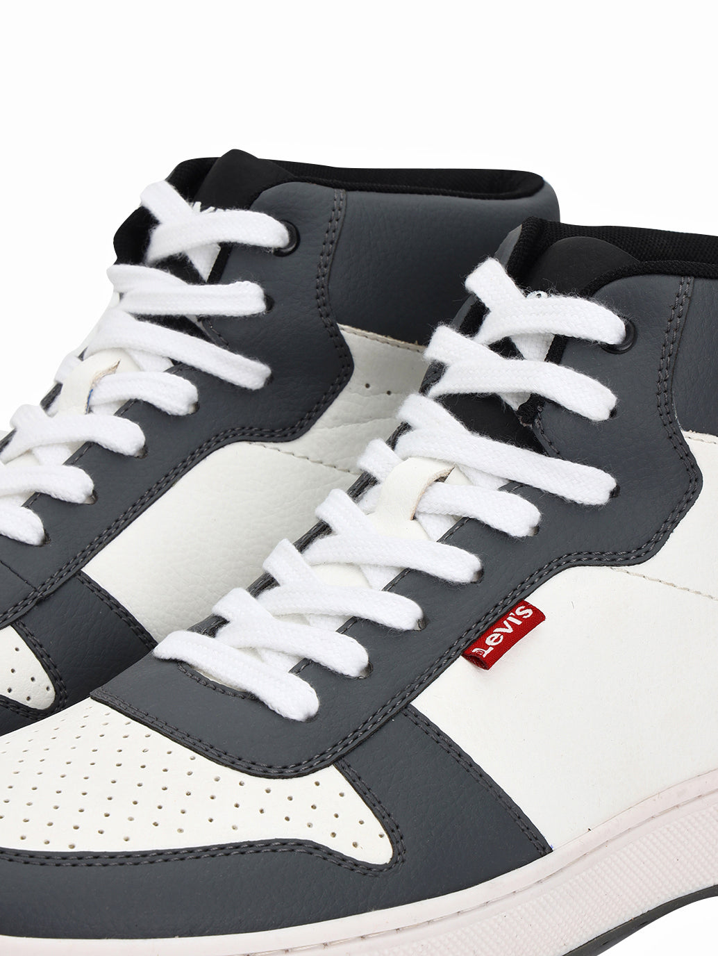 Men's Grey Colorblock Sneakers - Detail View