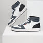 Men's Grey Colorblock Sneakers - Style View