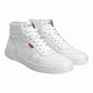 Men's White Solid Boots - Front View