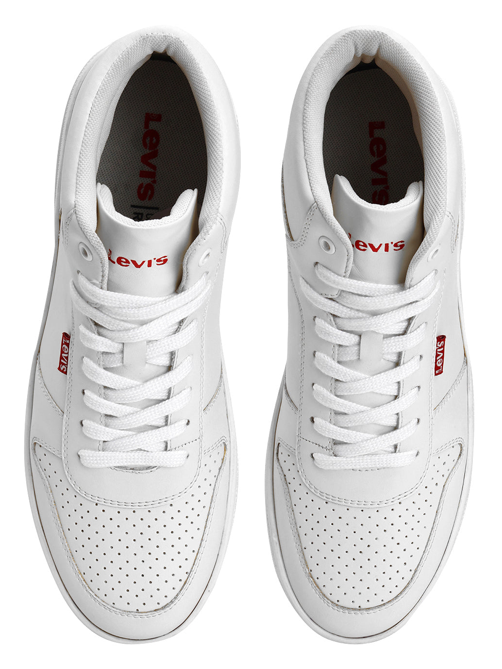 Men's White Solid Boots - FrontSet View