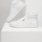 Men's White Solid Boots - Style View