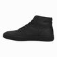 Men's Black Solid Boots - Side View