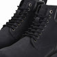 Men's Black Solid Boots - Detail View
