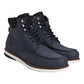 Men's Blue Solid Boots - Front View