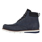 Men's Blue Solid Boots - Side View