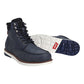 Men's Blue Solid Boots - Top View