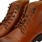 Men's Brown Solid Boots - Detail View