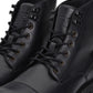 Men's Black Solid Boots - Detail View