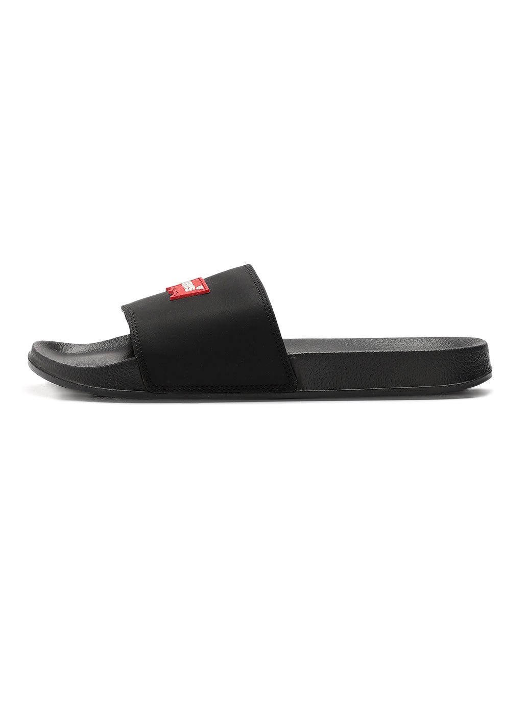 Men's Brand Logo Slides - Side View