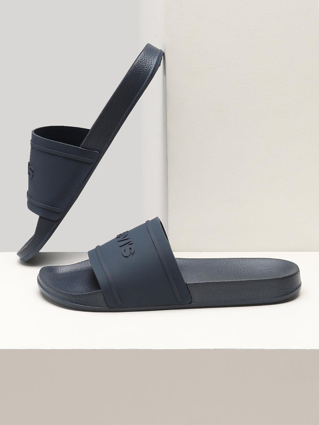 Men's Brand Logo Slides - Style View