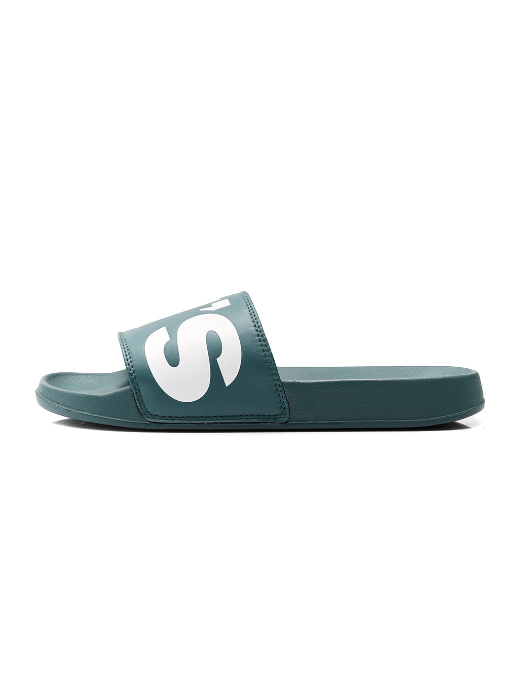 Men's Brand Logo Slides - Side View