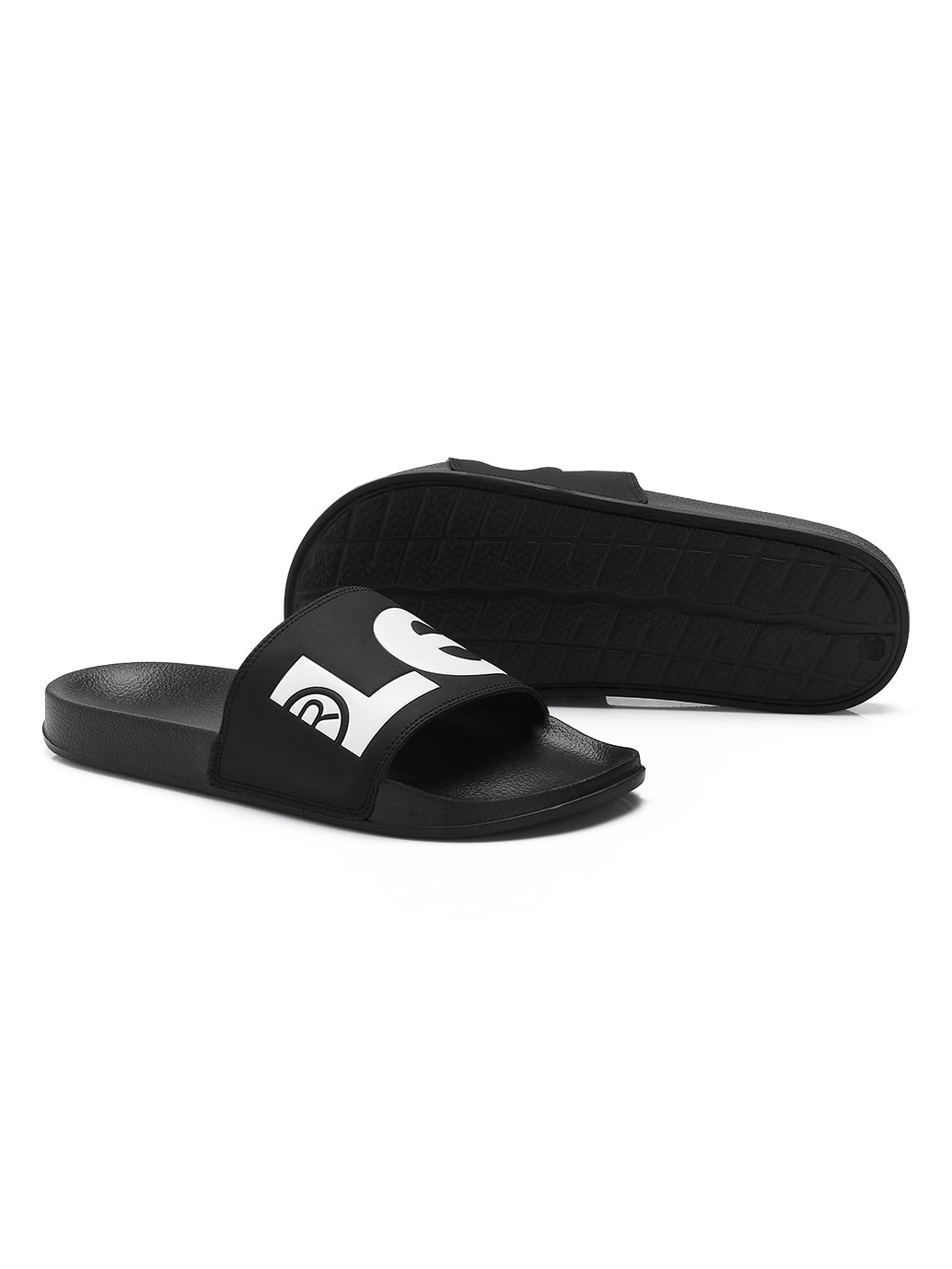 Men's Brand Logo Slides - Top View