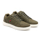 Men's Green Casual Sneakers - Font View