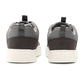 Men's Colorblock Grey Sneakers - Back View