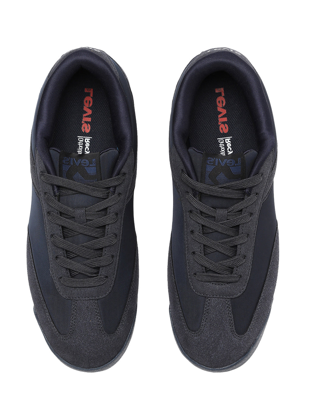Men's Colorblock Navy Sneakers - FontSet View