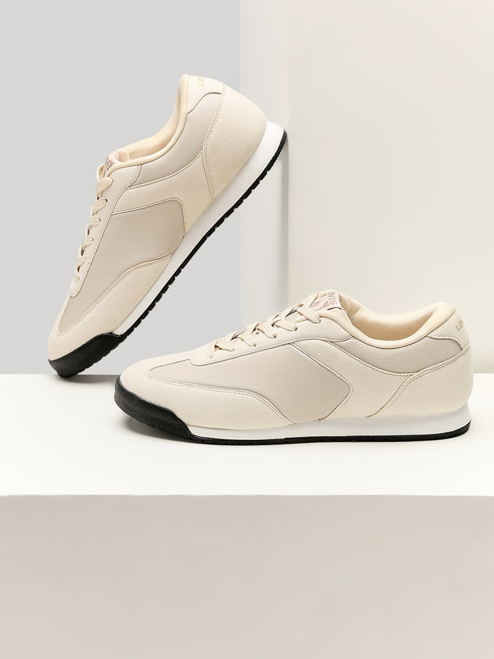 Men's Cream Casual Sneakers