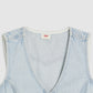 Women's Solid Light Blue Mini Dress - 8856f5fdd8cbedc0b2df9d57f45c8253 View
