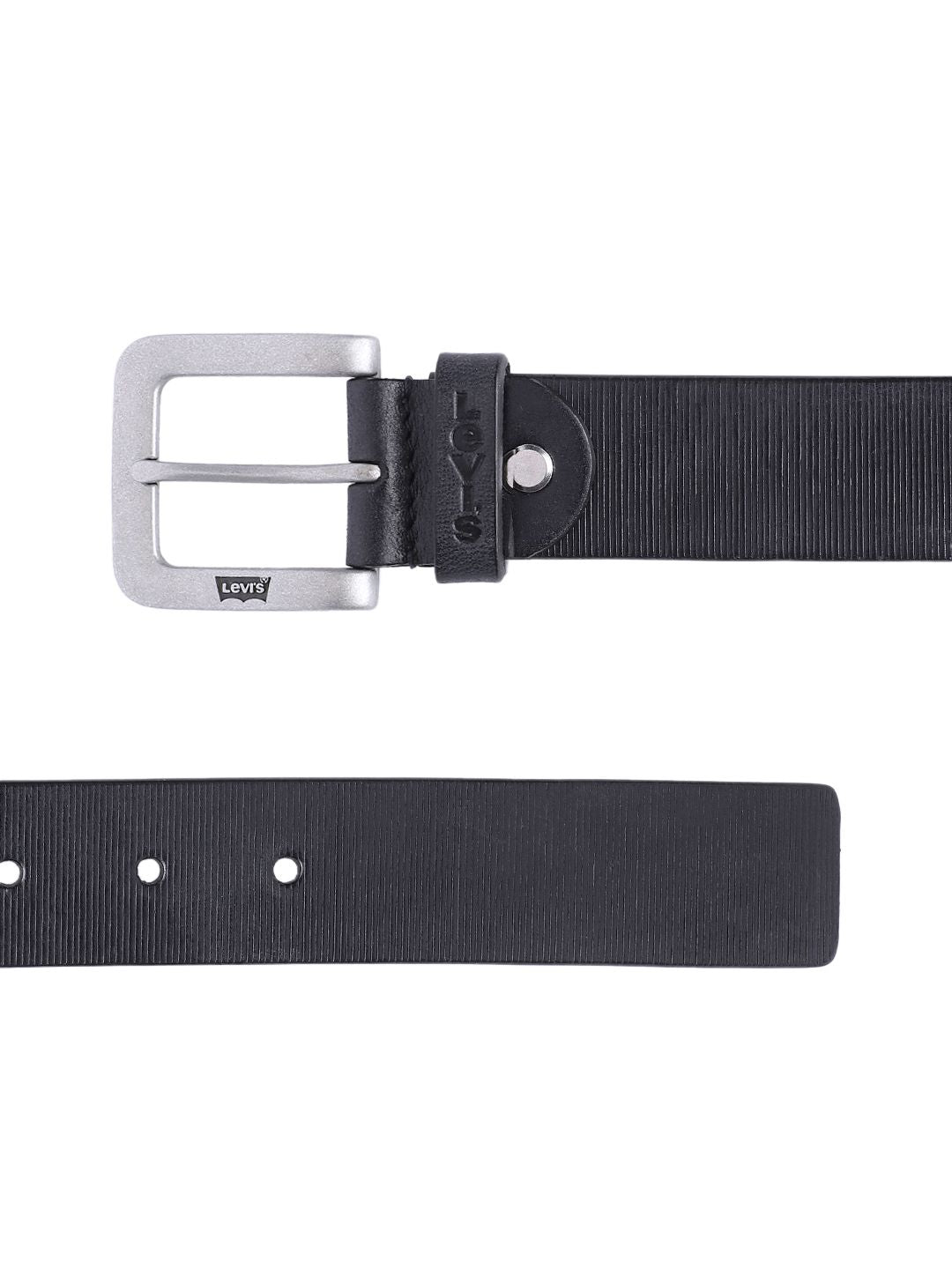 Men's Blue Textured Belt - 8c0c3ca1-fb3a-48c5-84f1-56e5edc2294a1742204232606-Men-Textured-Leather-Belt-3391742204232427-3 View