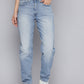 Women's 80s Mom Blue Loose Fit Mid Rise Jeans - 8c8ba629-959c-454b-ac3b-8e487e2956b51739531532634-Womens-Mid-Rise-Relaxed-Tapered-Fit-Blue-Jeans-7741739531532-1 View