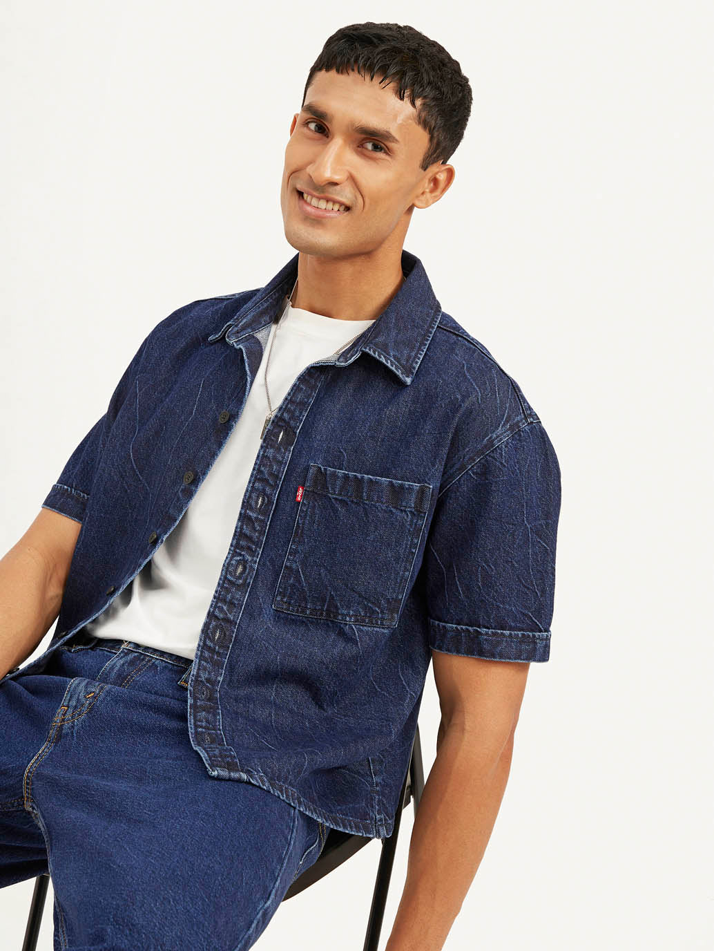 Men's Solid Relaxed Fit Shirt - 8e497883c72637d0b6ddb8db6a95d3e1 View
