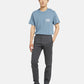 Men's Charcoal Grey Regular Fit Chinos - 90f0223420dfa35ace8c60ec651b6d28 View