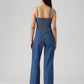 Women's Solid Blue Jumpsuit - 9214198406d436378d173c1cf75d4efa View