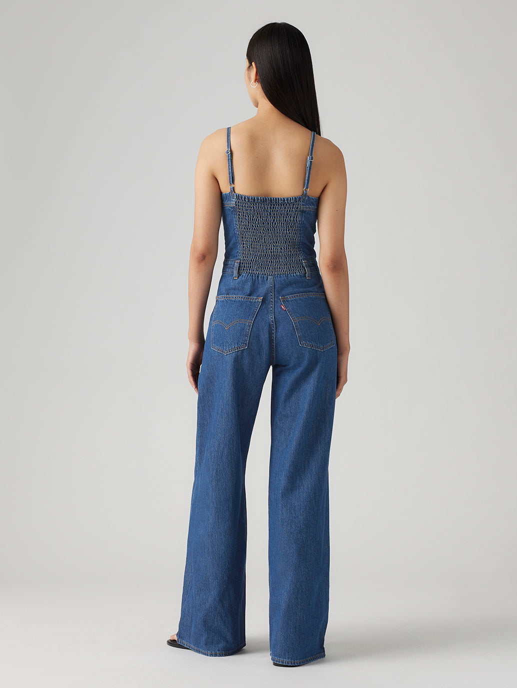 Women's Solid Blue Jumpsuit - 9214198406d436378d173c1cf75d4efa View