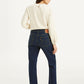 Women's Dark Blue Wedgie Straight Fit Mid Rise Jeans - 921e310b35885b0a04e114f6c3a7f404 View