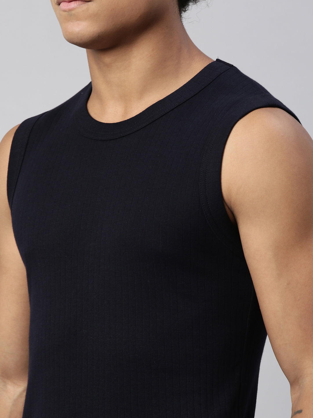 Men's Solid Vest - f4b187ca-c490-4c6a-a23f-b6a3fbaca5ed View