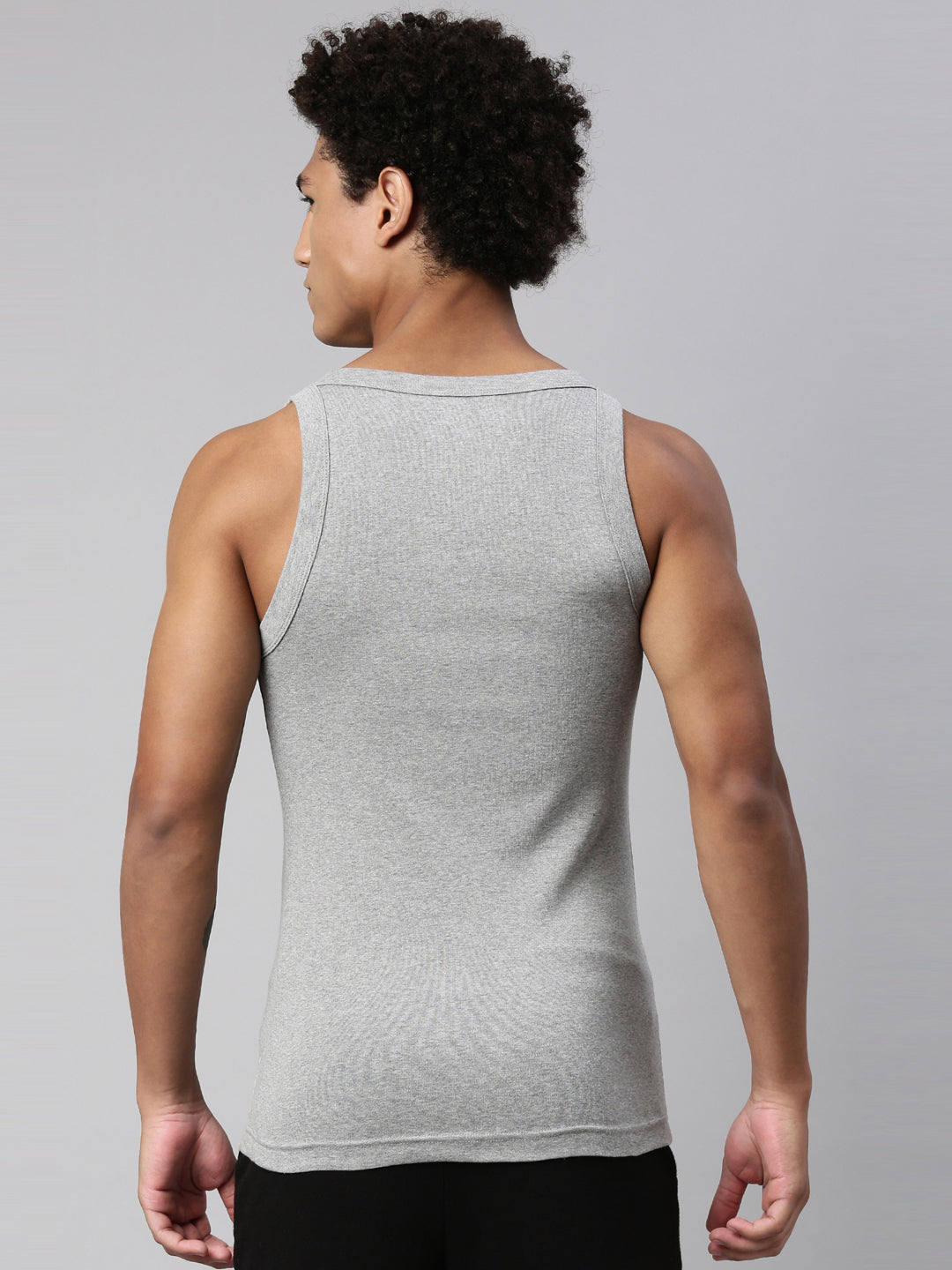 Men's Solid Vest - c1b014b2-c733-4a85-baa3-622a97a7f329 View
