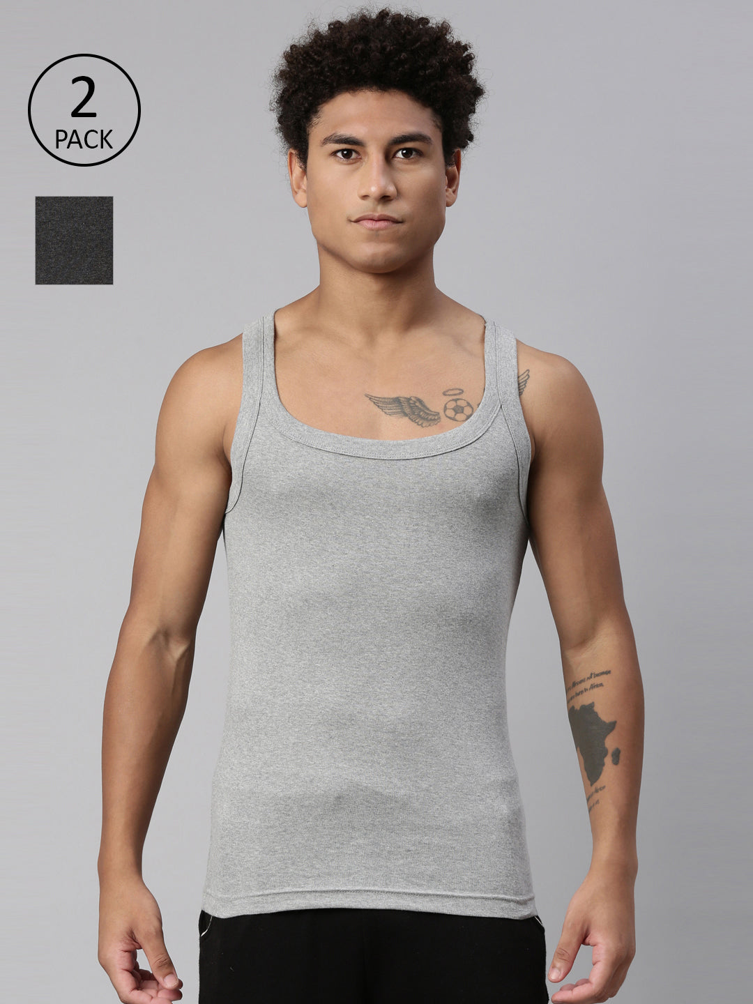 Men's Solid Vest - e69ac6b3-6355-48b6-9f79-e702dddb1cbf View