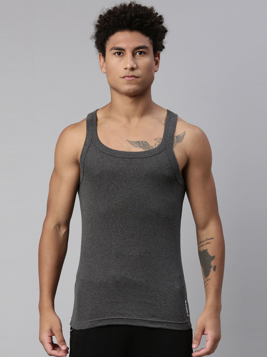 Men's Solid Vest - 872c903b-9bda-463f-93ac-8f6bdd8a6a0b View