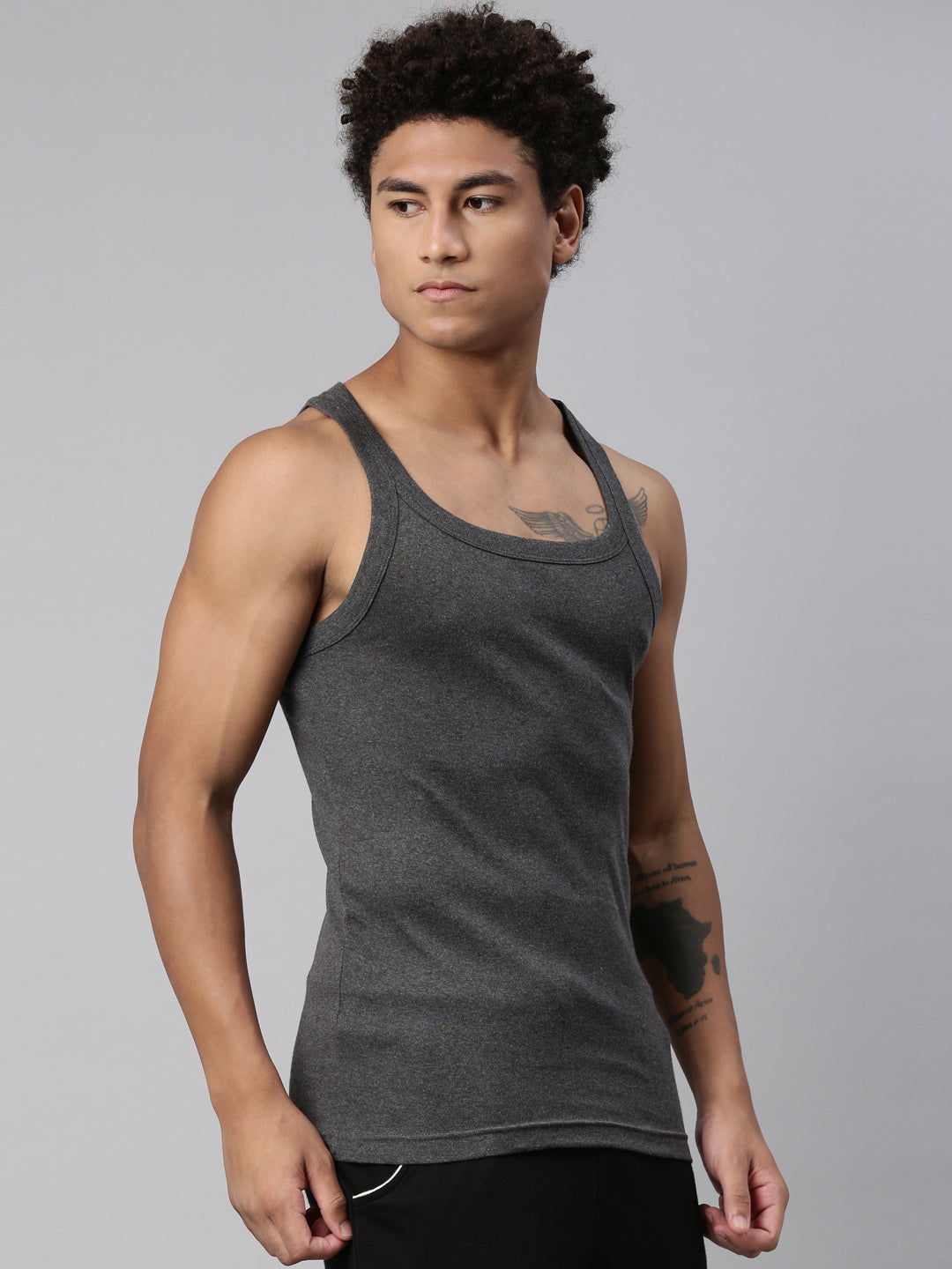 Men's Solid Vest - f16fb248-ead9-4eac-883f-db22c9a1f46b View