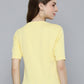 Women's Textured Crew Neck Cropped T-shirt - 954bd93f-f42a-49b4-a901-e553864d91b61710998088157-Levis-Women-Tshirts-6241710998087909-4 View