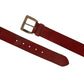 Men's Red Solid Belt - c0ed7cc4-3ea1-43d3-9e29-77c01d830974 View