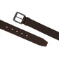 Men's Brown Solid Belt - b601d877-996a-4e76-b851-5437e6d65c30 View