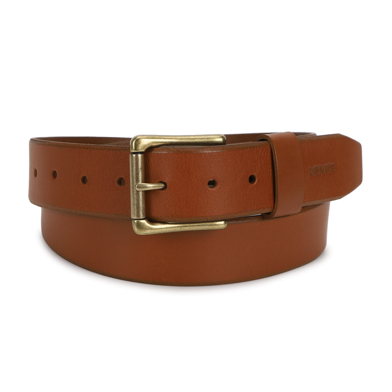 Men's Brown Solid Belt