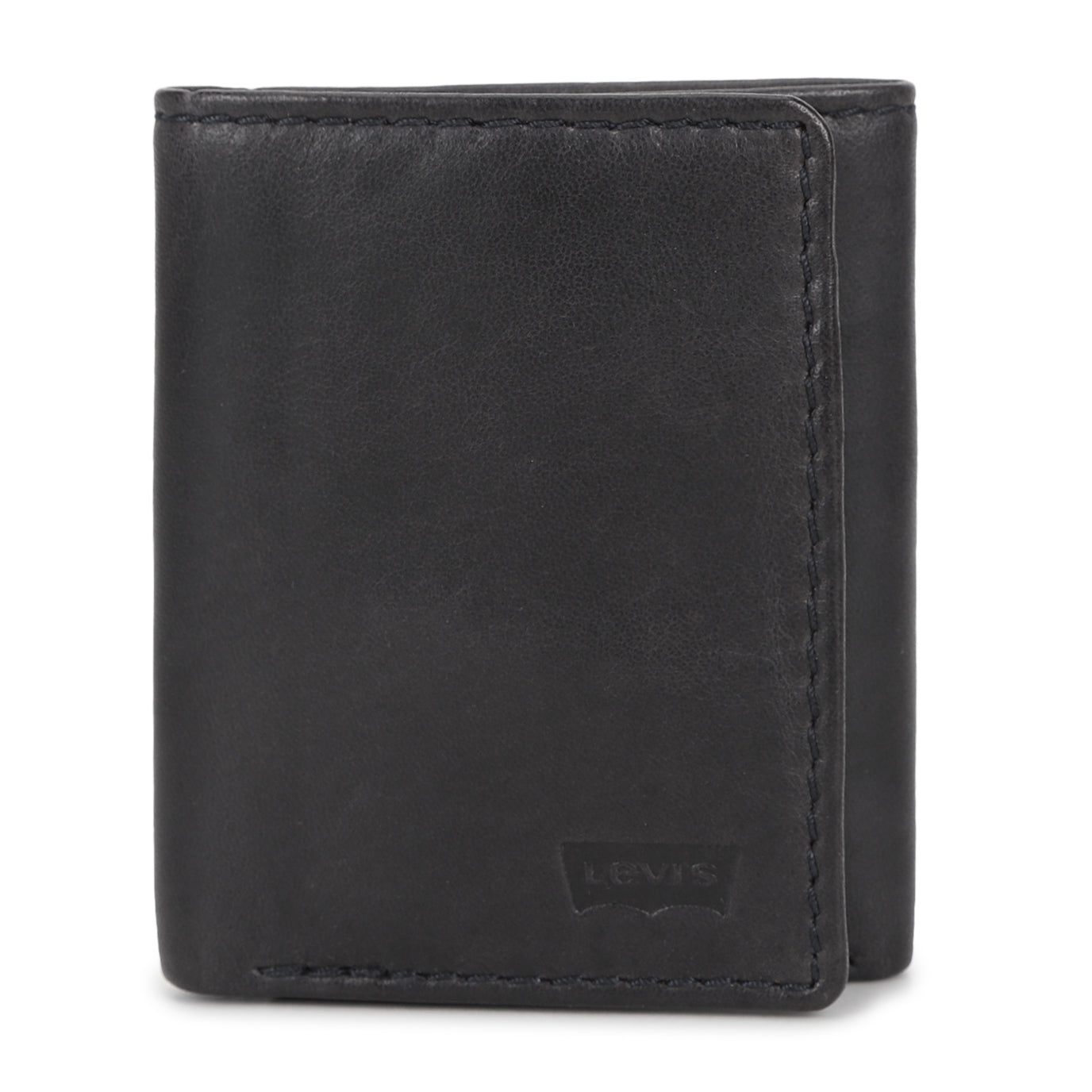 Men's Black Brand Logo Tri-Fold Wallet - c3f73590-9dc1-4444-93ed-29e289765693 View