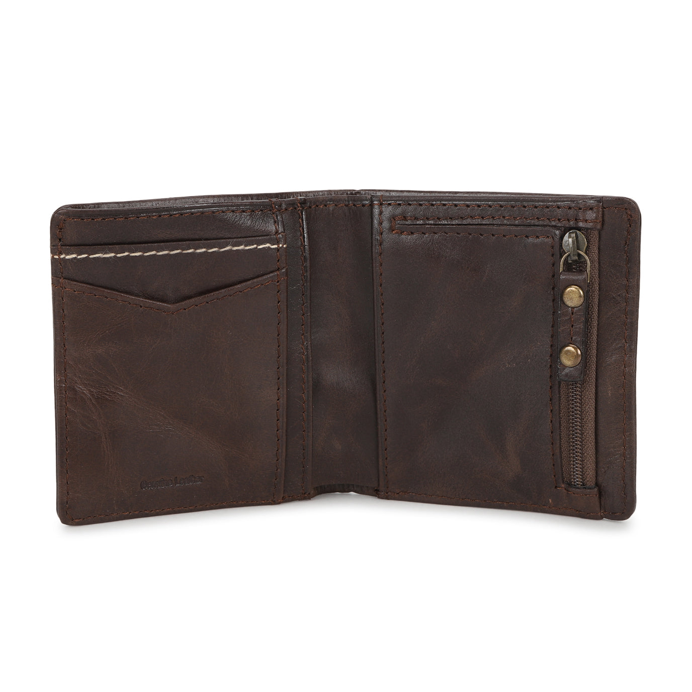 Men's Brown Brand Logo Bi-Fold Wallet - 9bcda9bd-580a-44cc-878c-d389b7e454ce View