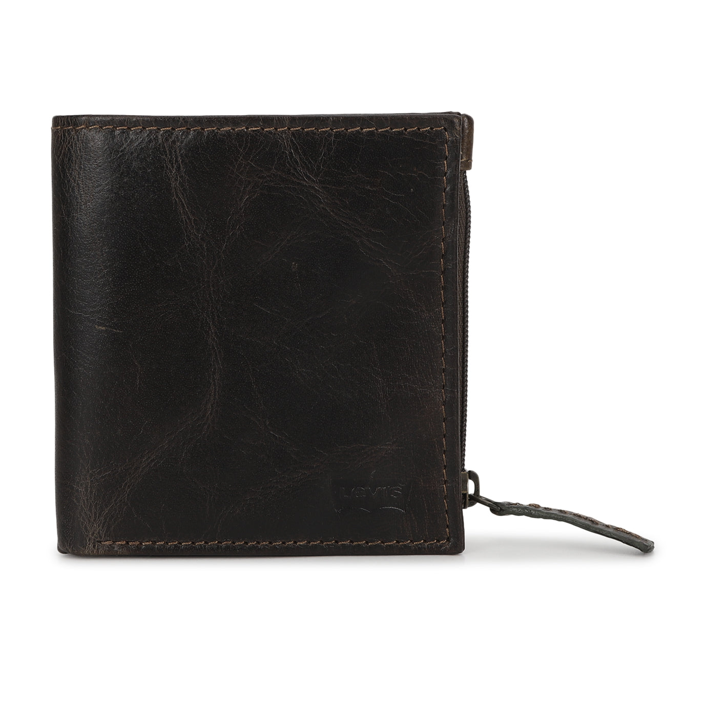 Men's Green Brand Logo Bi-Fold Wallet - 1f14cacb-edd2-49df-ab35-757faa57fcad View
