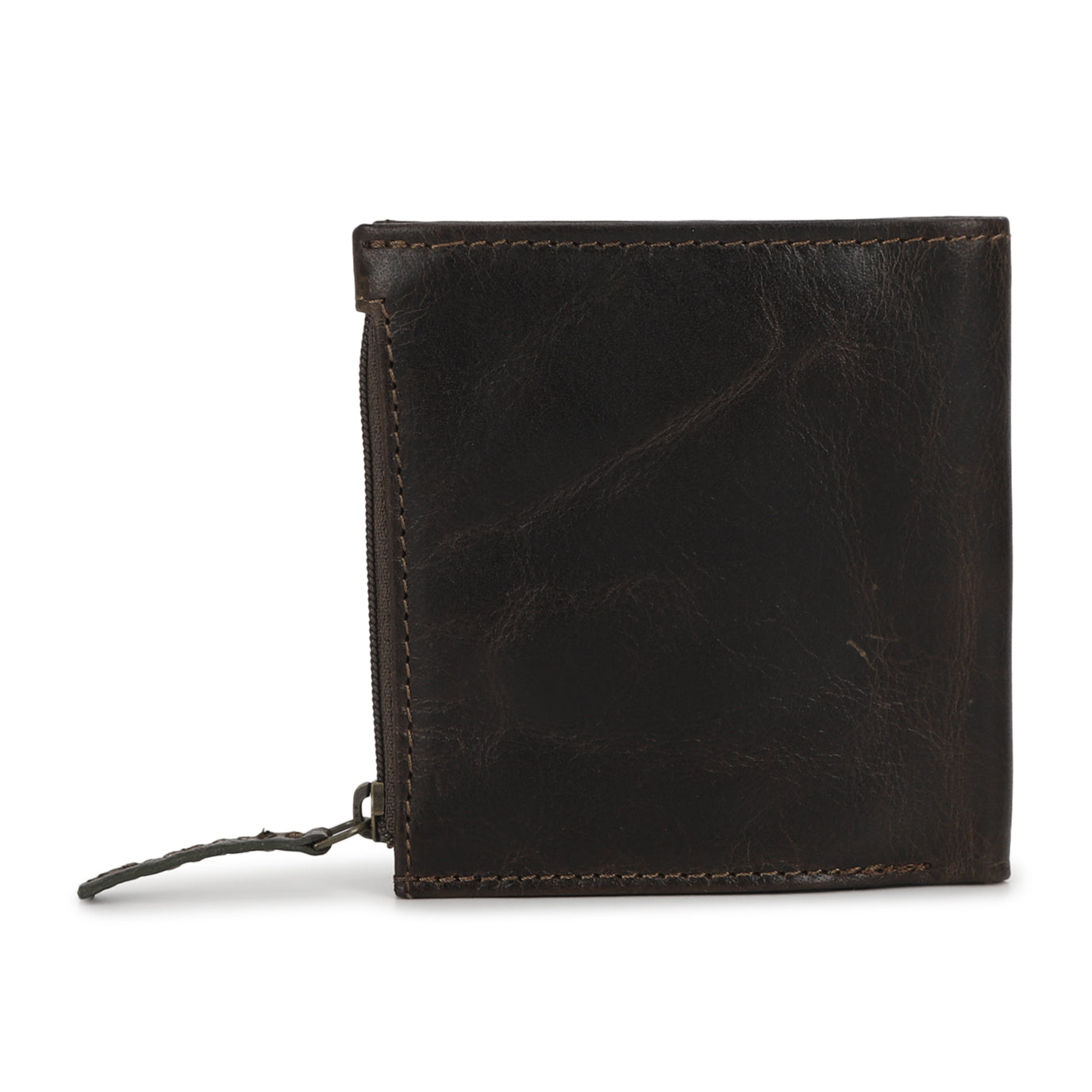 Men's Green Brand Logo Bi-Fold Wallet - b3271c47-b89c-4b9f-b6eb-a65a7a13c87f View